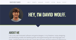 Desktop Screenshot of davidwolffgames.com